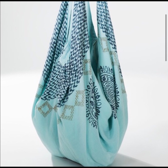 New! Mint Boho Carry Bag (thick material) - Picture 3 of 7